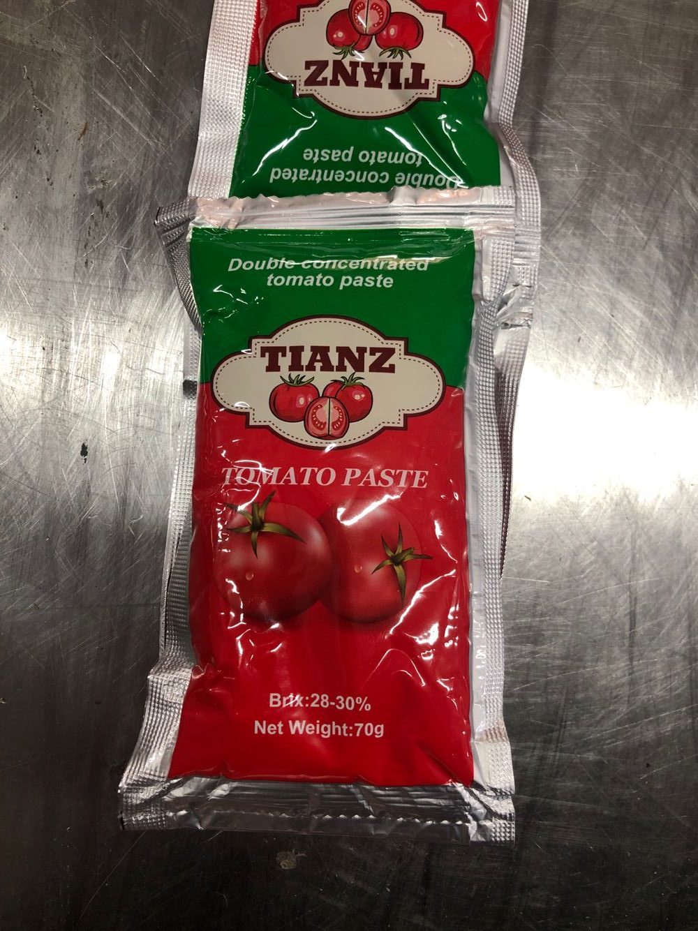 Beutel Tomatenmark - 70 g x 100 - flach - Tomatenmark2-12